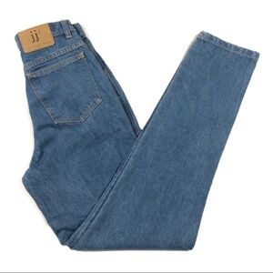 Vintage Jay Jacobs High Waisted Tapered Mom Jeans Size 3/4 100% Cotton